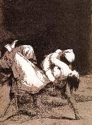 Francisco Goya Que se la llevaron painting